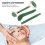 Set da 3 pezzi Jadestone rullo per il viso e gua sha verde 3