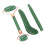 Set da 3 pezzi Jadestone rullo per il viso e gua sha verde 15