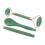 Jadestone Roller Set Doppelkopf Gua Sha grün 6