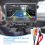 Monitor LCD TFT HD colorido de 7 polegadas para acessórios de CFTV reverso de carro 6