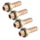 Durable Brass M8 Oil Cooler System Adapter - 4Pcs Motorcycle Kit 9