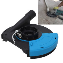 Staubabschirmung für Winkelschleifer 7 Zoll Universale Staubschürze für Oberflächenbearbeitung 180mm Blau-Schwarz