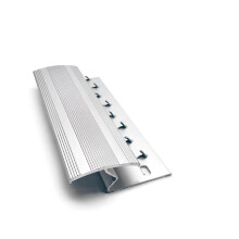 Matt Silver Aluminium Z Bar Carpet Lock 28mm x 9mm Genesis TGA 0.9m