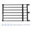 Expandable Short Dog Gate 16.5in High Adjustable Easy Install Black 3