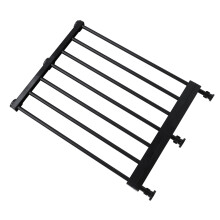 Kurzes Haustiergatter Schwarz Groß 42 cm / 16,5 in 59-100 cm