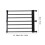 Expandable Short Dog Gate 16.5in High Adjustable Easy Install Black 2