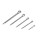 175pcs Zinc Alloy Split Cotter Pins Set - 5 Sizes, Durable, Silver 10