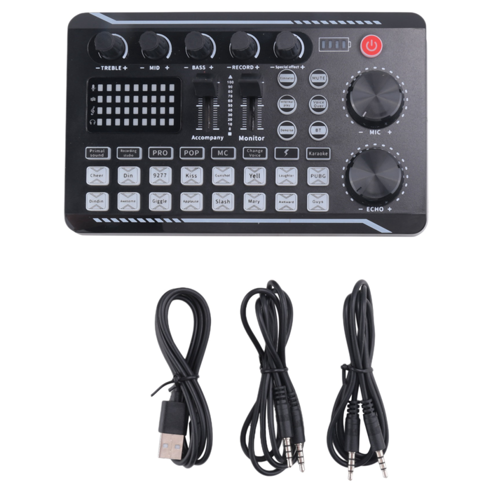 F998 Sound Card Microphone Sound Audio Interface Mixer Sound 4711242088270