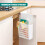 GEEZY GEEZY Over the Door Storage Basket Plastic Pantry Organizer Hanging Storage Organizer 4