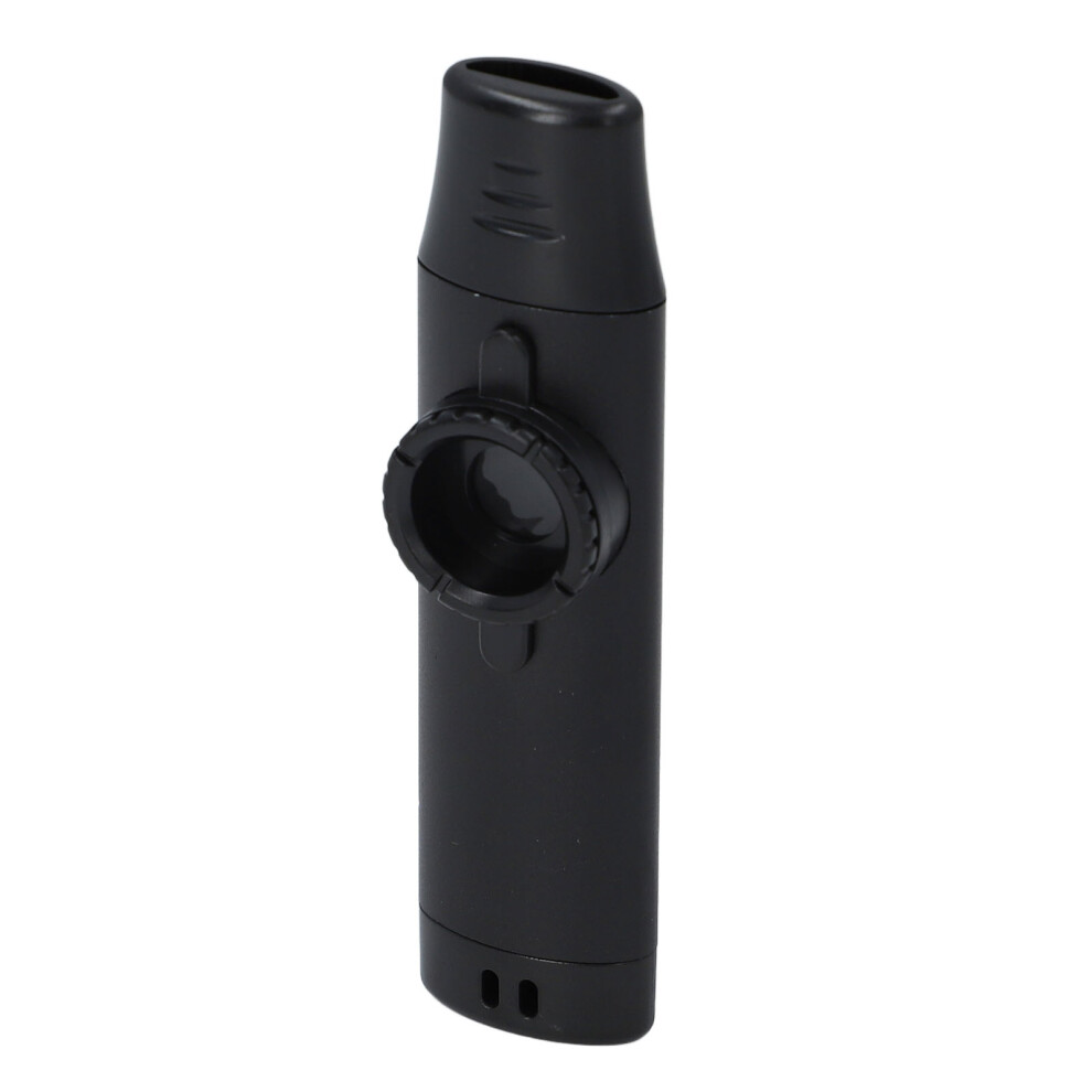 Black Portable Electric Kazoo With Pickup Premium Aluminum Build