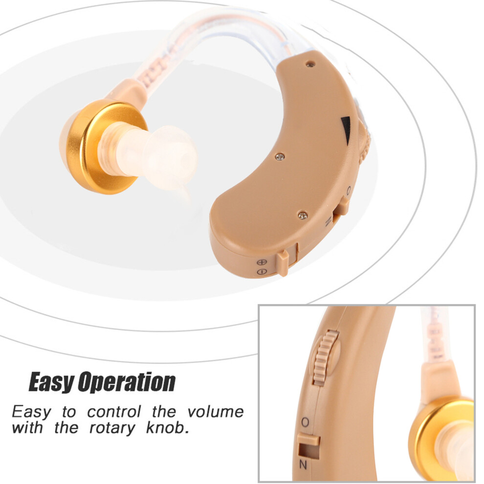 Mini Portable Electronic Hearing Aid for Elderly, Low Noise, 130dB