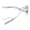 Chrome Canvas Stretching Pliers for stretcher bars framing tool 1