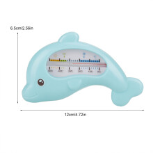 Infant Bath Thermometer Baby Water Temperature Safe Animal Design Blue Dolphin