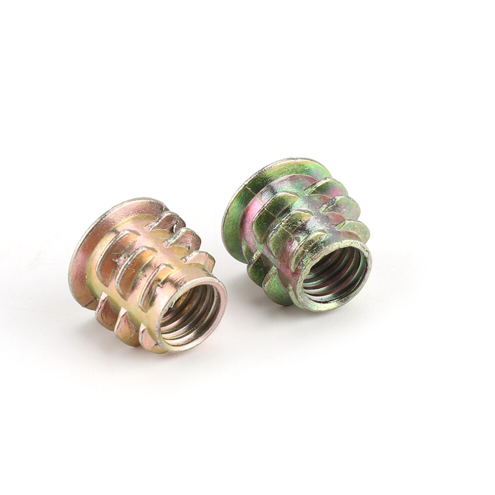 20Pcs M8 Zinc Alloy Hex Drive Nuts, 13Mm Threaded Furniture Inserts 8481334364686