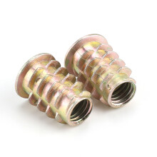 Set of 20 M8 20mm Zinc Hex Drive Furniture Nuts for Strong Wood Threads