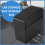 Car Trash Can with Lid Vehicle Can Garbage Organizer 4