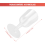 Clear Plastic Wine Glass Recyclable - Shatterproof Wine Goblet, 40Pcs 7