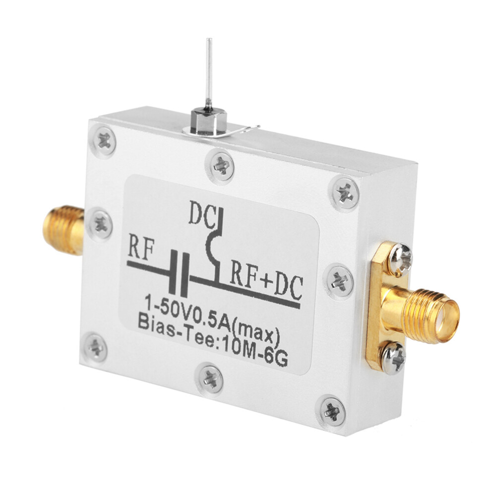 1 Pcs 10Mhz-6Ghz Coaxial Bias Tee For Radio Frequency Microwave Transmission 5001334365563