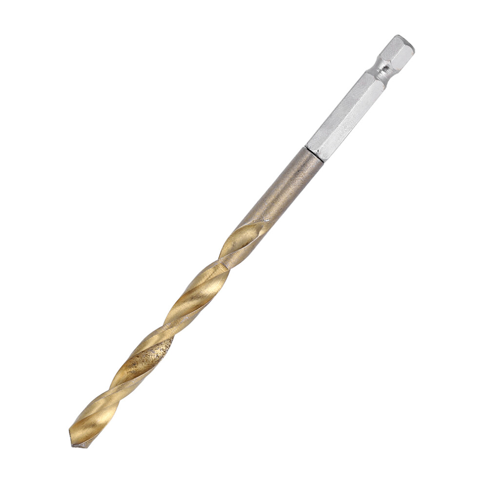 13Pcs Titanium Coated Twist Drill Set 1.5-6.5Mm For Metal & Wood 7891334365919