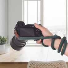 Vintage 100cm Camera Neck Strap for DSLR/Mirrorless Cameras, Black