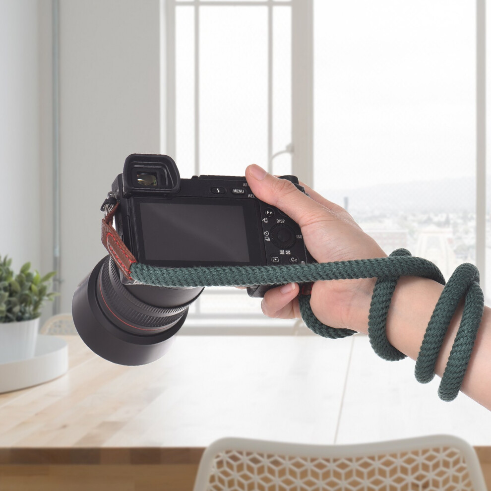 Vintage 100Cm Camera Neck Strap For Dslr/Mirrorless Cameras, Black 7891334365964