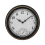 Wall Clock with Thermometer IP44 Vintage Round Garden Decor Clock 1