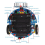 51 MCU Smart Car Ultrasonic Obstacle Avoidance Car Tracking Ranging 4