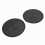 2pcs Core Sliders for Full Body Workout, Compact Dual Sided Discs, 17.8cm Black 12