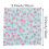 100Pcs 10x10cm Quadrado Algodão Tecido Patchwork Pano Para DIY 6