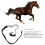 Pince de gorge pour cheval : aluminium et polyester 3
