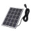 Kit de bomba de agua con panel solar 4W 5V USB 120L/h 10