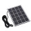 Kit de bomba de agua con panel solar 4W 5V USB 120L/h 15
