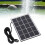 Kit de bomba de agua con panel solar 4W 5V USB 120L/h 1