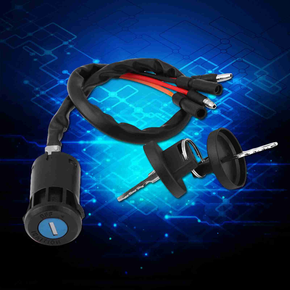 Ignition Key Switch Compatible With Honda 300 Trx300fw Atv Replacement 4321334369486