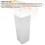 Contenitore trasparente per pane 13x13x34 cm 10