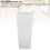 Contenitore trasparente per pane 13x13x34 cm 9