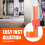 Centreringsstangsnivelleringsbobleenhed Retvinklet nivelleringsrem Orange 7