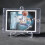 10 Hard Plastic Card Protector Clear Card Brick + 2 Display Stand 4