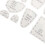 Set di righelli e sagome Memory Bear - 12 pollici, acrilico 3