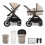 My Babiie MB220 2-in-1 Pramette - Mink 1
