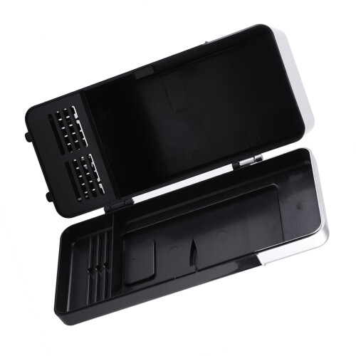 Portable Mini USB Refrigerator - Black Keeps Drinks Perfectly Cool or Warm 2