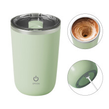 350ml Self-Stirring Mug, IPX6 Waterproof, Type-C Rechargeable Magnetic Cup, 304 Stainless Steel Liner, Portable Travel Size