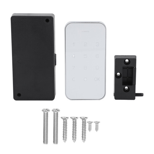 Serrure électronique pour armoire Clavier tactile numérique 4xAAA 1