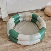 Verde 143x30cm Piscina inflable redonda para niños de PVC con pelotas