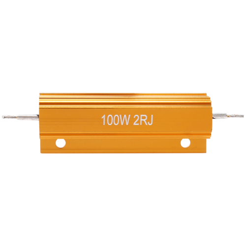 Guldbeklædt aluminiumsmodstand 100W, 2 Ohm 2R 1