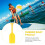 1Pcs Telescopic Paddle Adjustable Aluminum Alloy Oar 4