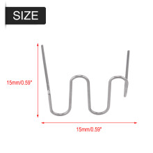 100pcs 06mm Wave Style Auto Bumper Repair Welding Staples Kit Stainless Steel UK
