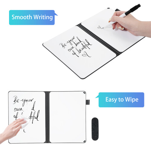 A5 Doppelseitiges Whiteboard 210 x 148 mm Rosa - 132 g 2