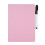 Tableau effaçable à sec double-face A5 marqueur rose/noir 10
