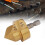 Broca avellanadora 32 vástago hexagonal 24-31mm plateada 3
